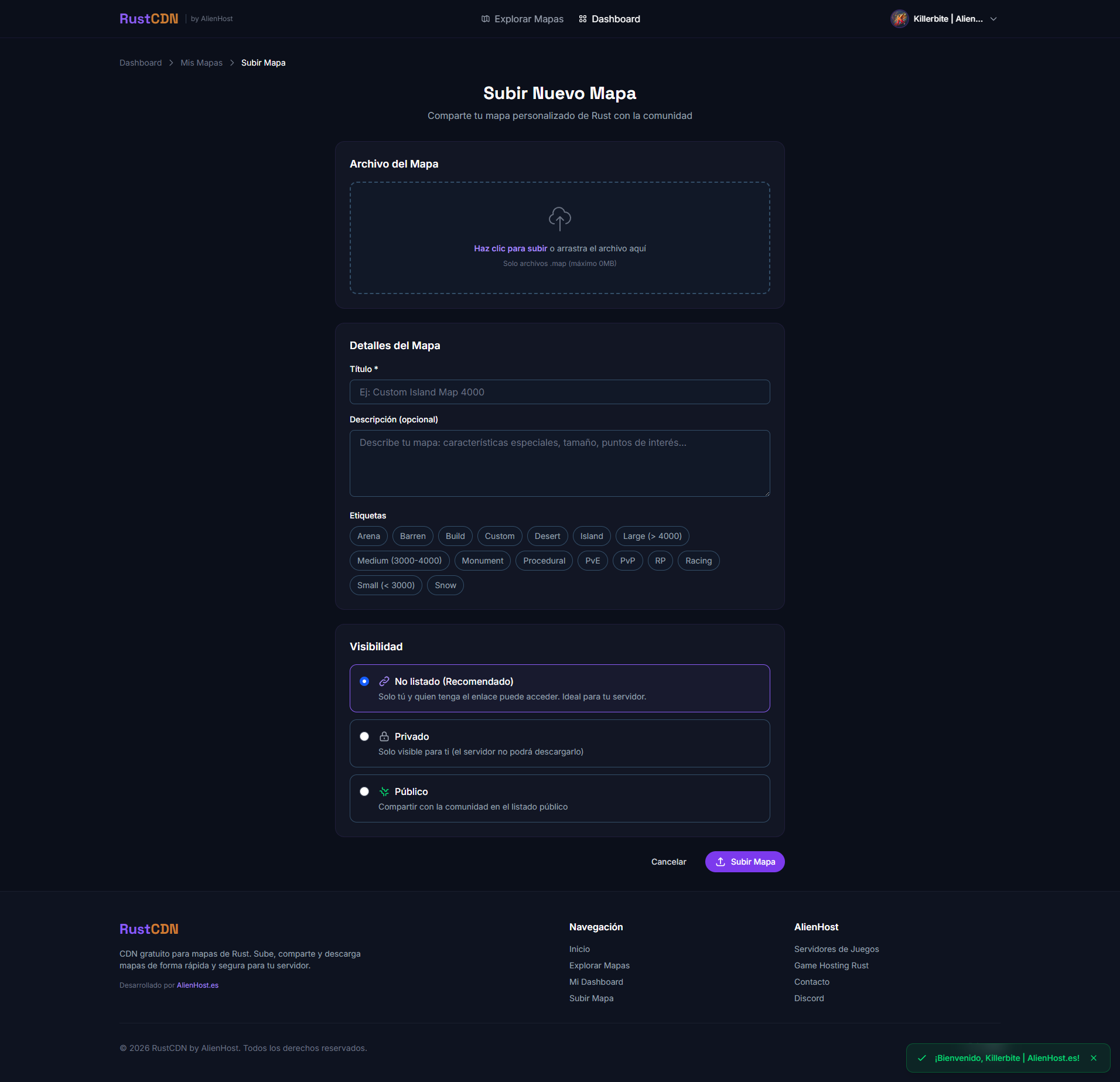 RustCDN AlienHost - Imagen 2